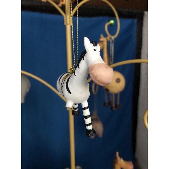 Noah's Ark Ornament Tree 9 Animal Ornaments Member's Mark 24" - Picture 7 of 11